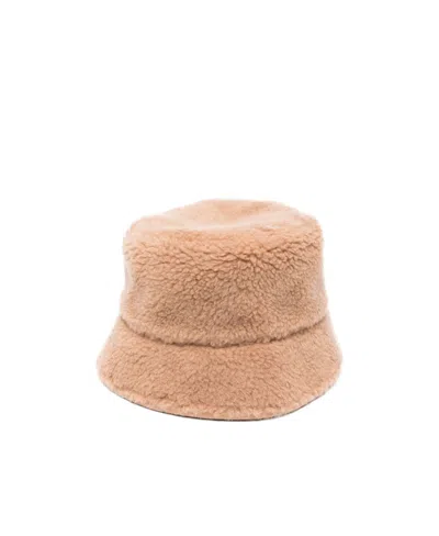 Brunello Cucinelli Teddy Bucket Hat In Nude