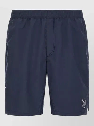 Brunello Cucinelli Tennis Bermuda Shorts Back And Side Pockets In Blue