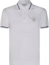 Brunello Cucinelli Tennis Logo-polo Shirt In White