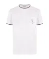 Brunello Cucinelli White Logo T-shirt In White