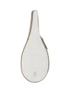 Brunello Cucinelli Men Canvas Racket Holder With Logo In Silver Birch