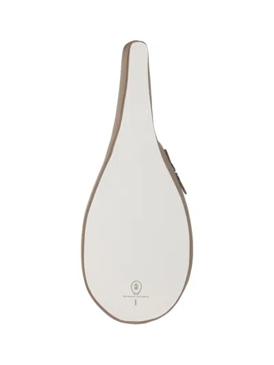 Brunello Cucinelli Tennis Racket Holder In Silver Birch