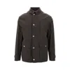 Brunello Cucinelli Ter-repellent Cotton Field Jacket In Brown