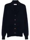 Brunello Cucinelli Men Long Sleeve Cardigan In Blue
