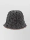 Brunello Cucinelli Sequin-embellished Cable-knit Bucket Hat