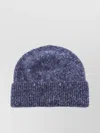 Brunello Cucinelli Speckled Ribbed Beanie