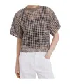 Brunello Cucinelli Balloon Net Embroidery Sweater In Neutral