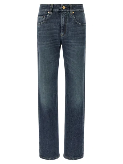 Brunello Cucinelli The Column Jeans Blue