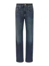 Brunello Cucinelli The Column Jeans In Blue
