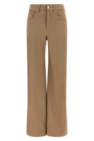 Brunello Cucinelli 'the Contemporary Pull-on' Jeans In Sand