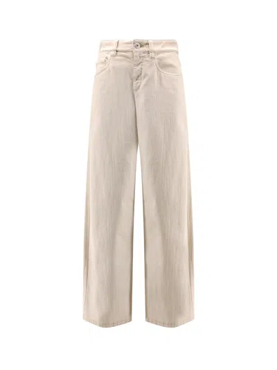 BRUNELLO CUCINELLI THE LOOSE BARREL JEAN DENIM TROUSERS