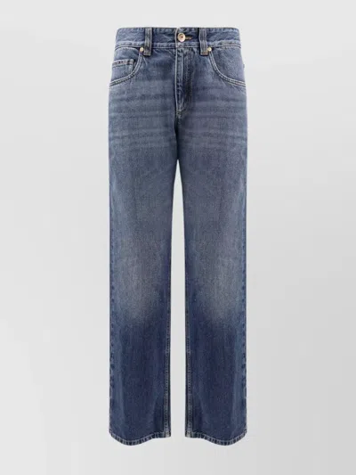 Brunello Cucinelli The Slim Fit Denim Trousers