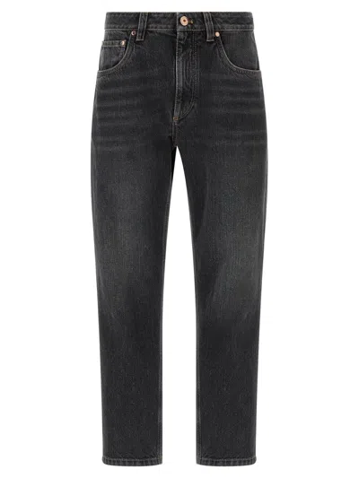 BRUNELLO CUCINELLI BRUNELLO CUCINELLI 'THE STRAIGHT LEG JEAN-MID RISE' JEANS
