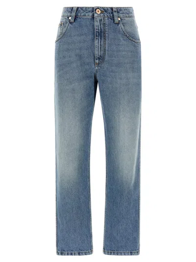 Brunello Cucinelli The Straight Leg Jeans Blue