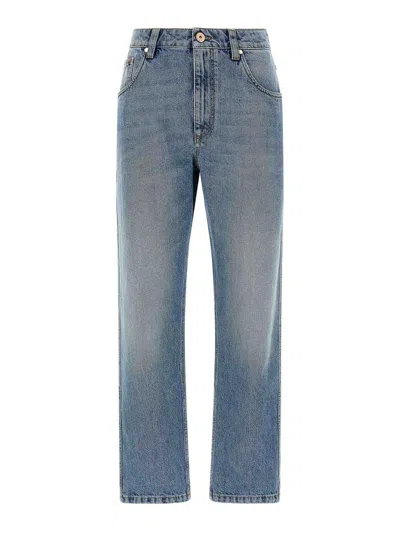 Brunello Cucinelli The Straight Leg Jeans In Blue