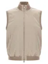 Brunello Cucinelli Thermore Padded Vest In Neutral