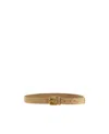 Brunello Cucinelli Suede Belt Multiple Holes In Brown