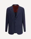 Brunello Cucinelli Three-button Blazer In Blue