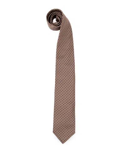 Brunello Cucinelli Tie In Brown