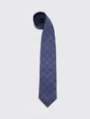 Brunello Cucinelli Slim Tie Patterned Design Pointed Tip In Blue