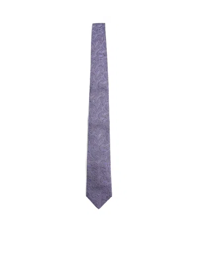 Brunello Cucinelli Tie In Purple