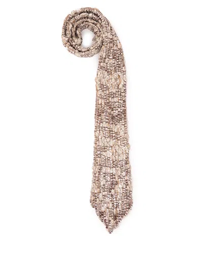 Brunello Cucinelli Tie In Sand