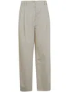 Brunello Cucinelli Tinted Trouser In Chalk