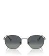 Brunello Cucinelli Titanium Bc2003st Sunglasses In Grey