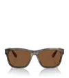 Brunello Cucinelli Polarized Acetate Cat-eye Sunglasses In Brown