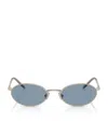 Brunello Cucinelli Womens Bc2006st Oval-frame Titanium Sunglasses Gold In Gold