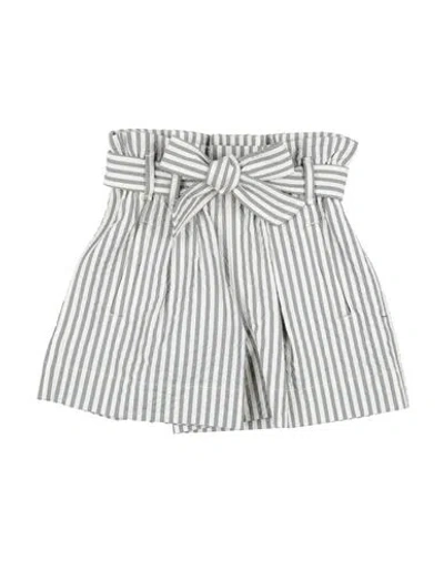 Brunello Cucinelli Babies'  Toddler Boy Shorts & Bermuda Shorts Grey Size 4 Cotton, Elastane