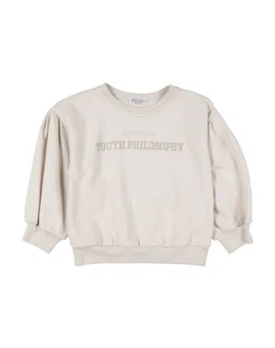 Brunello Cucinelli Babies'  Toddler Boy Sweatshirt Ivory Size 4 Cotton, Elastane In Neutral