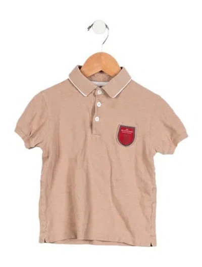 Pre-owned Brunello Cucinelli Babies' Toddler Boys' Polo Shirt In Neutrals