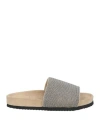 Brunello Cucinelli Toddler Girl Sandals Beige Size 9.5c Leather In Beige