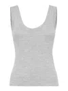 Brunello Cucinelli Ribbed-knit Vest Top