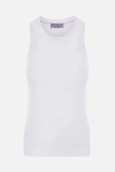 Brunello Cucinelli Top In White