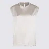 Brunello Cucinelli Top Light And Natural In Neutral