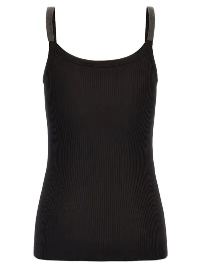 Brunello Cucinelli Top In Black