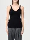 Brunello Cucinelli Women Top With Embellishments In Black