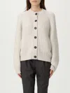 Brunello Cucinelli Fitted Cotton Diamante Cardigan In Neutral