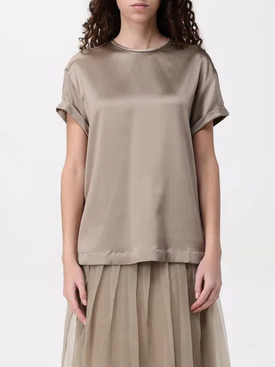 Brunello Cucinelli Top  Woman Color Grey