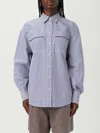 Brunello Cucinelli Monile Striped Shirt Shirt And Blouse Multicolor