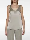 Brunello Cucinelli Top In Sand