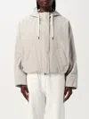 Brunello Cucinelli Cropped Padded Jacket In Weiss