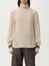 Brunello Cucinelli Top  Woman Color Yellow Cream In Neutral