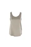 Brunello Cucinelli Top In Eucalyptus