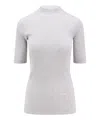 Brunello Cucinelli Chain-link Top In Grey