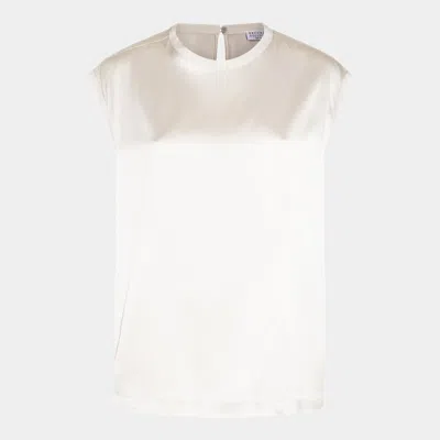 Brunello Cucinelli Top Light And Natural In Neutral