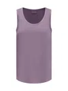 Brunello Cucinelli Women Silk Top In Purple