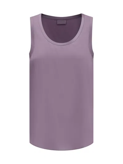 Brunello Cucinelli Women Silk Top In Purple
